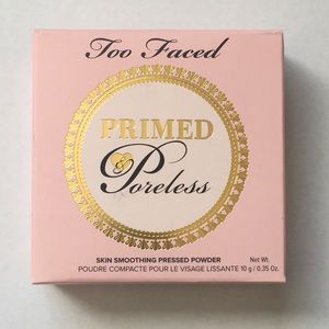BNIB Too Faced Primed & Poreless Pressed Powder